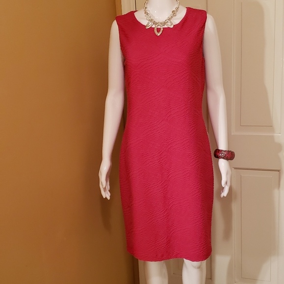 Calvin Klein Fuschia Dress size 10 - Picture 2 of 8